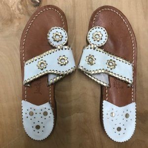 JACK RODGERS sandal size 5M white, lightly used